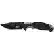 Smith &amp; Wesson Liner Lock Black/Grey Handle Folding Knife, 8Cr13MoV Steel, Drop Point, SWMP13GSCP