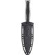 Smith &amp; Wesson M&amp;P Full Tang Fixed Blade Boot Knife, 4.57in, 8Cr13MoV, Double Edge, Grey, Rubberized Handle, SWMPF3G
