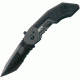 Smith &amp; Wesson Military Police Magic Assisted Opening Folding Knife, 2.9 in, 4034, Black Combo Tanto Blade, Flat Dark Earth Handle, SWMP3BSD