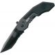 Smith &amp; Wesson Military Police Magic Assisted Opening Folding Knife, 2.9 in, 4034, Black Combo Tanto Blade, Flat Dark Earth Handle, SWMP3BSD