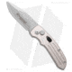 Smith &amp; Wesson Mini Extreme Ops Automatic Folding Knife, 2.50in, 440 Stainless Steel, Drop Point Blade, Aluminum Gray Handle, SW40, Gray/Gray, 6.125in, BHQ-1588
