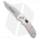 Smith &amp; Wesson Mini Extreme Ops Automatic Folding Knife, 2.50in, 440 Stainless Steel, Drop Point Blade, Aluminum Gray Handle, SW40S, Gray/Gray, 6.125in, BHQ-194660