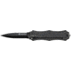 Smith &amp; Wesson OTF Assisted Opening Folding Knife, 3.6in, AUS-8 Steel, Spear Point, Black, SWOTF9B