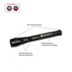 Smith &amp; Wesson Powertech Galaxy 6 Flashlight, Black body, 3 White LED, 3 Red LED 110242
