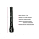 Smith &amp; Wesson Powertech Galaxy 6 Flashlight, Black body, 3 White LED, 3 Red LED 110242