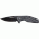 Smith &amp; Wesson S&amp;w Knife Black Rubber 3'' Blk Oxide Blade W/pocket Clip