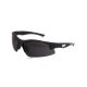 Smith &amp; Wesson Super Cobra Shooting Glasses, Black Rubberized/Smoke, 110169
