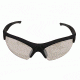 Smith &amp; Wesson Super Cobra Frame Shooting Glasses, Black Rubbrized/Clear Mirror, 110171