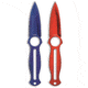 Smith &amp; Wesson SW Throwing Knife Set, 7.5 in, Stainless Steel, Fixed Blade, Multi, 1085965