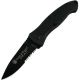 Smith &amp; Wesson SWAT Magic, Medium, Black Handle, Black Blade, ComboEdge SWATMBS