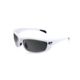 Smith &amp; Wesson Whitehawk Full Frame Shooting Glasses, Gloss White/Smoke Mirror, 110172