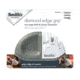 Smiths Diamond Edge Grip MAX Sharpener, Gray/White, SP-51003