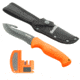 Smiths Edgesport Fixed Blade Gut Hook Combo Knife, 4 in, Blaze Orange, SP-51235
