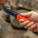Smiths Edgesport Fixed Blade Gut Hook Combo Knife, 4 in, Blaze Orange, SP-51235
