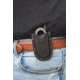 Smiths EdgeSport Folding Gut Hook/Seatbelt Cutter Knife, ABS Handle, Black, SP-51103