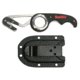 Smiths EdgeSport Folding Gut Hook/Seatbelt Cutter Knife, ABS Handle, Black, SP-51103