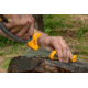 Smiths EdgeSport Skinning Knife, 6in, 400 Stainless Steel, Corrosion-Resistant, Skinner Blade, TPE Handle, Orange/Gray, SP-51060
