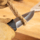 Smiths Edgework-Site Fixed Blade Knife w/Sheath, 8 in, Black, 51243