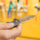 Smiths Istana 2.75 in Folding Knife, Liner Lock, Gray, 51246