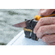 Smiths RegalRiver BaitBreaker Knife, 4in, 400 Stainless Steel, Standard Blade, TPE Handle, Orange/Gray, SP-51054