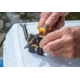 Smiths RegalRiver BaitBreaker Knife, 4in, 400 Stainless Steel, Standard Blade, TPE Handle, Orange/Gray, SP-51054