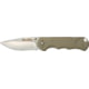Smiths X-Trainer Folding Knife, 2.97in, 420 Stainless Steel, Satin, Drop Point Blade, G10 Handle, Desert Tan, SP-50989