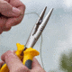 Smiths Mr Crappie Fishing Combo Fixed Blade Knife Set, 6in, 400 Series Stainless Steel Blade, Plain Edge, Fillet Blade, TPE, Yellow/Gray Handle, SP-51232