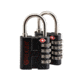 Snapsafe, A Hornady Company Ruger TSA Padlock, 2pk, Black 76020R