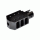 Sniper Aluminum Muzzle Brake / Recoil Compensator, Black, For .22 Ruger Rifle ASMZ17