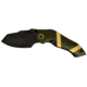 Sniper Bladeworks DMF Folding Knife, 3.65in, S35VN Steel, Folding Blade, OD Green Handle, Black, DMFODGBLK