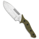 Sniper Bladeworks Sniper Bladeworks MAMU Fixed Blade Knife OD Green G-10 5.5&quot; Satin, OD Green, 420HC, adult, BHQ-143946