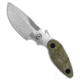 Sniper Bladeworks Sniper Bladeworks Skinner Fixed Blade Knife OD Green Canvas Micarta 4.3&quot; Satin, OD Green, SUJ2, adult, BHQ-201166