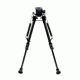 Sniper Compact Precision Bipod w/ Spring Loaded Legs, Black, Adjustable Height 8 - 12.5 in BP08