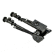 Sniper Compact Precision Bipod w/ Spring Loaded Legs, Black, Adjustable Height 8 - 12.5 in BP08