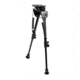 Sniper Compact Precision Bipod w/ Spring Loaded Legs, Black, Adjustable Height 8 - 12.5 in BP08