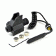 Sniper Low Profile Removable Front Iron Sight / Red Laser Sight Combo, Black MLFSR