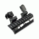 Sniper Top Mounted Deployable Front and Rear Sight for Picatinny, Black, MAFRS