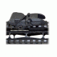 Sniper Tactical Smart Polymer Front Flip Up Iron Sight, Black MFLFS03