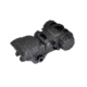 Sniper Tactical Smart Rear Flip Up, Push Down, Dual Aperture, Polymer, Black MFLRS05