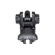 Sniper Tactical Smart Rear Flip Up, Push Down, Dual Aperture, Polymer, Black MFLRS05