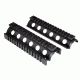 Sniper Two Piece Quad Handguard Rail Mount, Black MQRSL