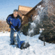 Snow Joe 11-Inch 10-Amp Electric Snow Shovel with Light, Blue 324E