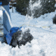 Snow Joe 11-Inch 10-Amp Electric Snow Shovel with Light, Blue 324E