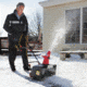 Snow Joe 18-Inch 13.5-Amp Electric Snow Thrower w/ Light, Red SJM988