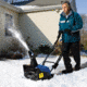 Snow Joe 18-Inch 15-Amp Electric Snow Thrower, Blue SJ622E