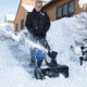 Snow Joe iON 40-Volt Cordless / Electric Hybrid Snow Blower, Blue ION18SB-HYB