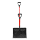 Snow Joe Shovelution Strain-Reducing Snow Shovel, 18in, w/Spring Assisted Handle, Red SJ-SHLV01-RED
