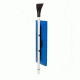 Snow Joe Telescoping Snow Broom w/ Ice Scraper, Blue SJBLZD