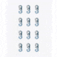 Snow Peak Aluminum Rope Tensioners, R-038-1