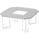 Snow Peak Jikaro Fire Ring Table, ST-050
